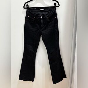 Chic Black Wide Leg Jeans for Women